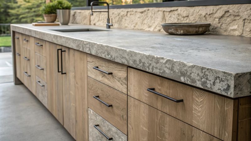 Concrete Countertop Pouring in Marin County, CA