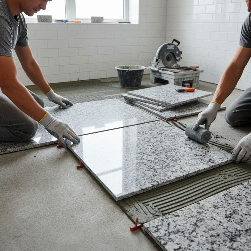 Granite Slab Installation
