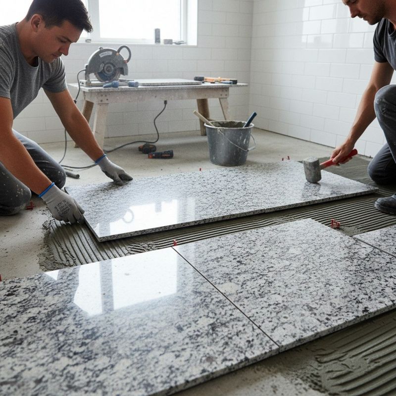 Local Granite Slab Installation in Petaluma, CA