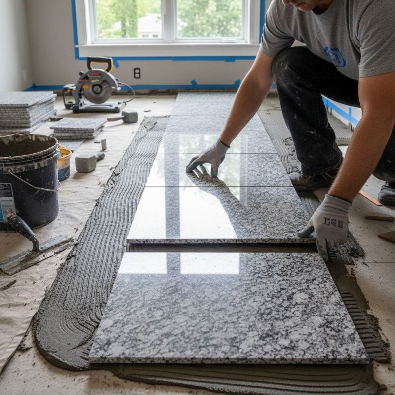 Local Granite Slab Installation in Santa Rosa, CA