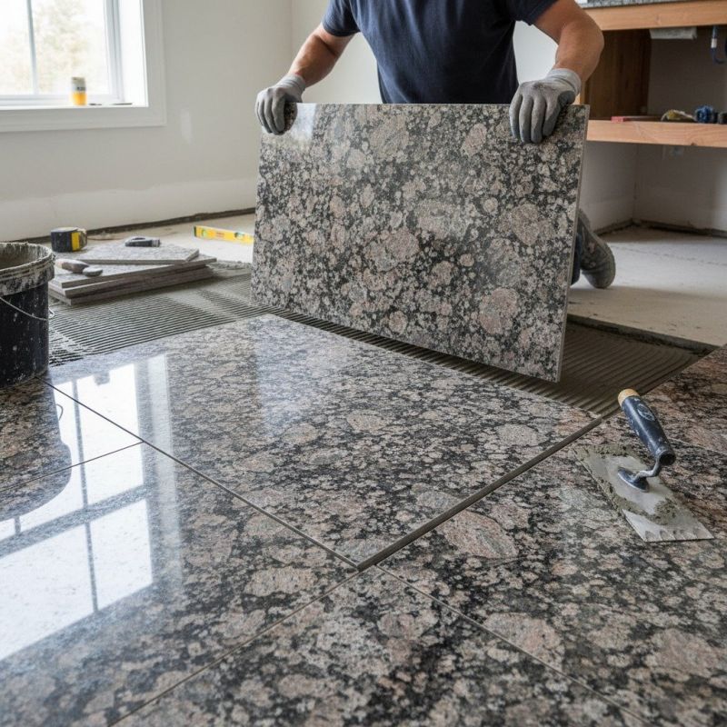 Local Granite Slab Installation in Sonoma, CA