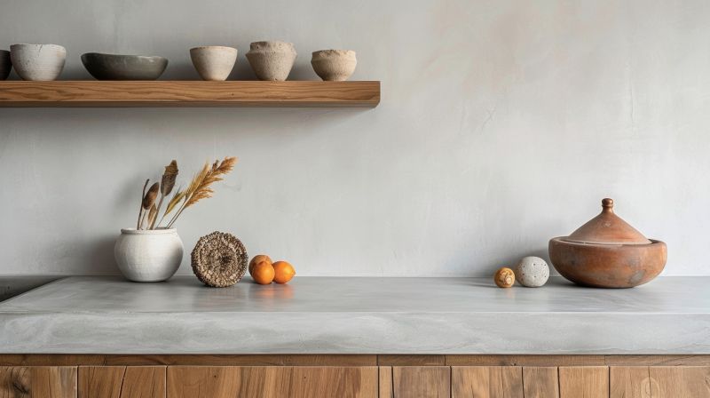 Cement Counter Installation in Sonoma County, CA