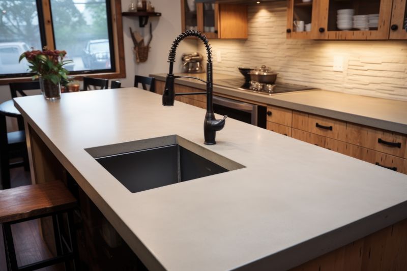 Concrete Counter Installation in Marin County, CA