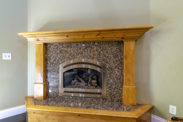 Granite Fireplace Installation